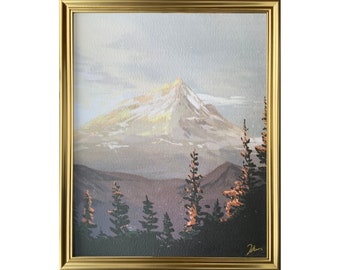 8x10 Mountain painting Art Print, Countryside Print, Hillside Art Print, Naturaleza, Landscape Painting, Country Print, Rural landscape Print