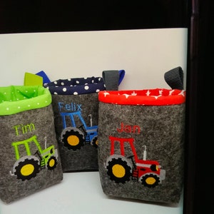 Puky balance bike bag / bicycle bag / handlebar bag made of felt +personalized+