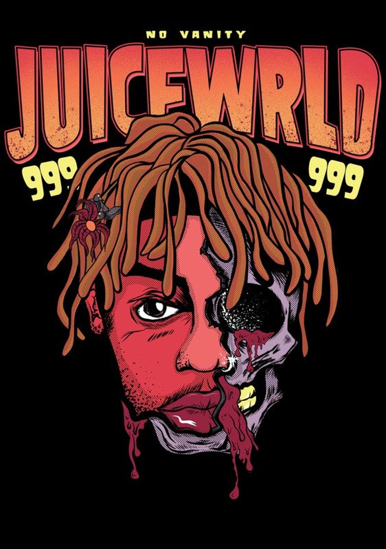 Juice WRLD American Rapper 999 Album Poster Etsy