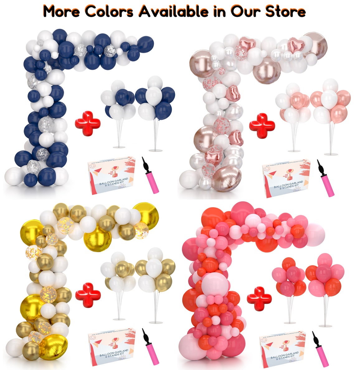 Balloon Garland Kit 16Ft with 2 Extra Balloon Stand Video & Etsy