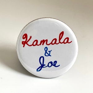 Biden Harris Pin Pinback Magnet Badge