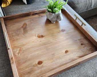 Tongue and Groove Ottoman Tray