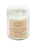 My Lucky Charm | Premium Palo Smudge Candle | Scented Soy Candle with Rue (Ruda) Herbs | Repels Negativity | Attracts Prosperity |