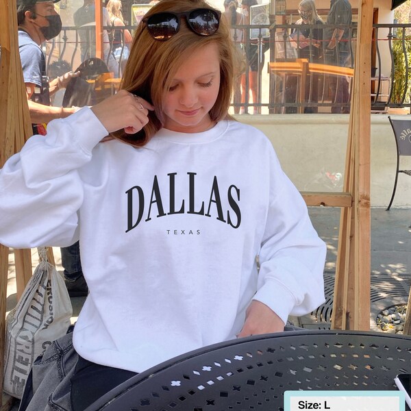 Dallas Vintage Crewneck Sweatshirt | Dallas Sweatshirt | Vintage Inspired | Brandy Melville Inspired | Dallas Crewneck | Vintage Crewneck