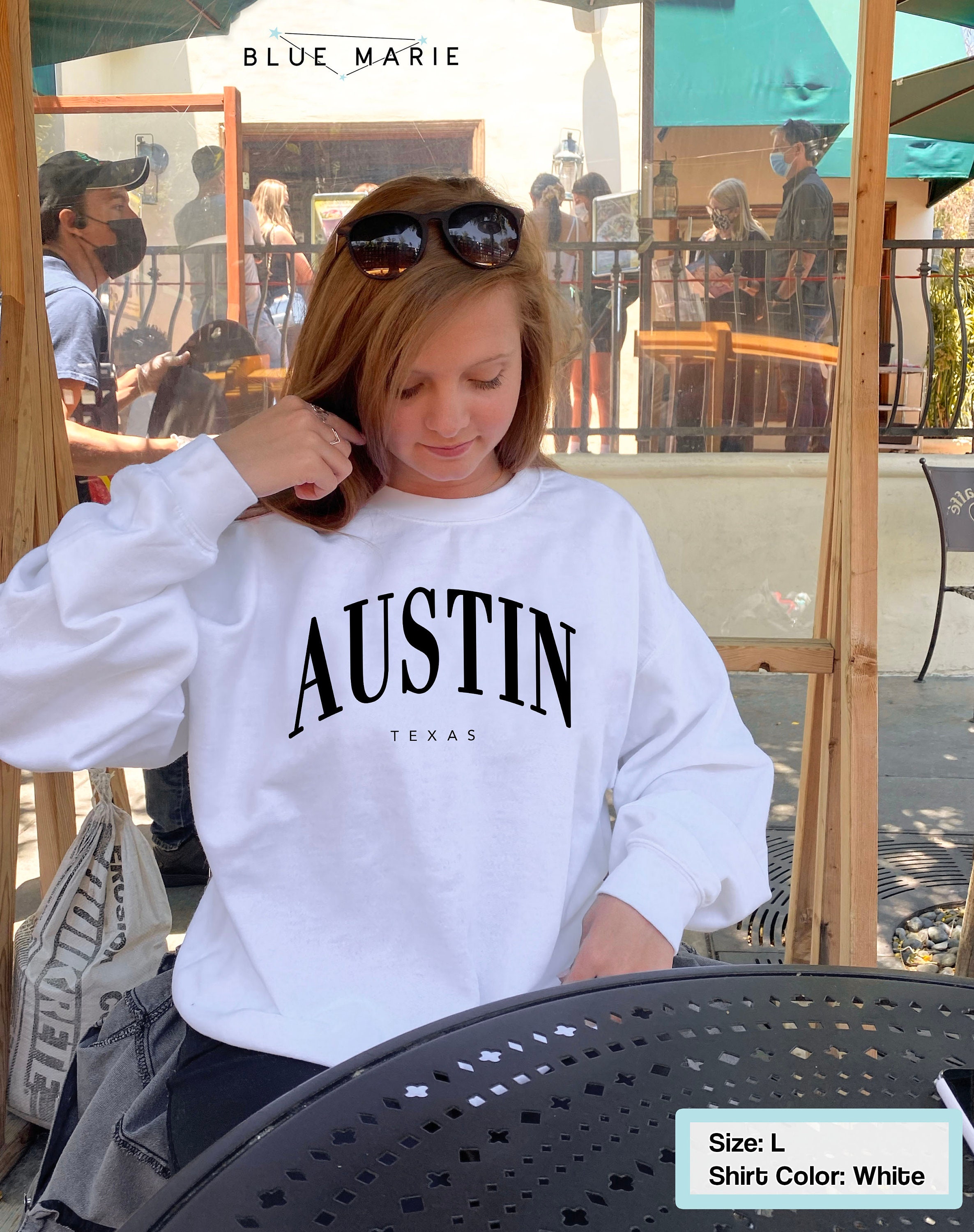 Austin TX Vintage Crewneck Sweatshirt Austin Vintage - Etsy