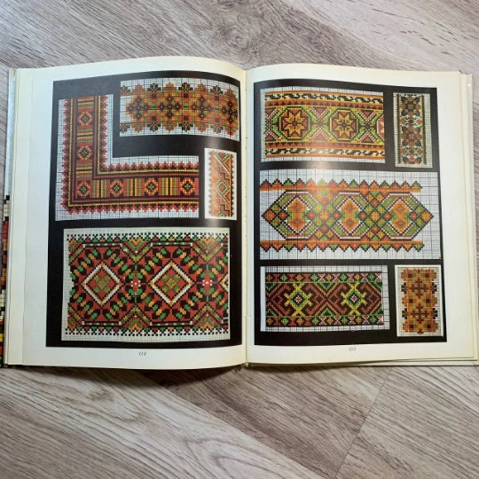 BOOK Ukrainian Embroidery Patterns by Xenia Kolotylo Hutsul Cross