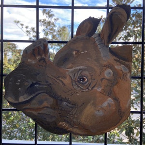 Indian Rhino Giclee