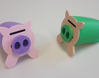 3D printed piggy bank