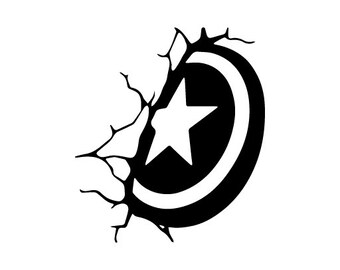 Captain America Shield Svg Etsy