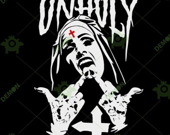 Unholy Nun SVG