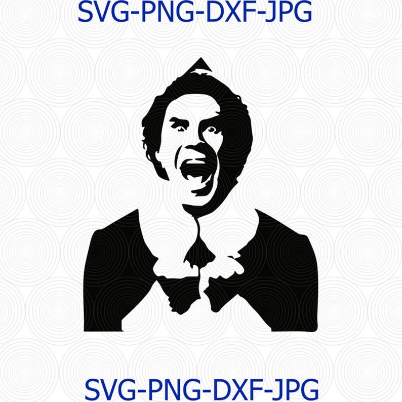 Buddy the Elf Christmas SVG Cricut Silhouette Cutting File | Etsy