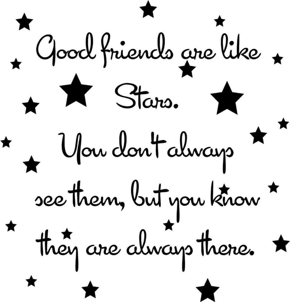 Good Friends are Like Stars svg png eps dxf quote Vinyl Etsy