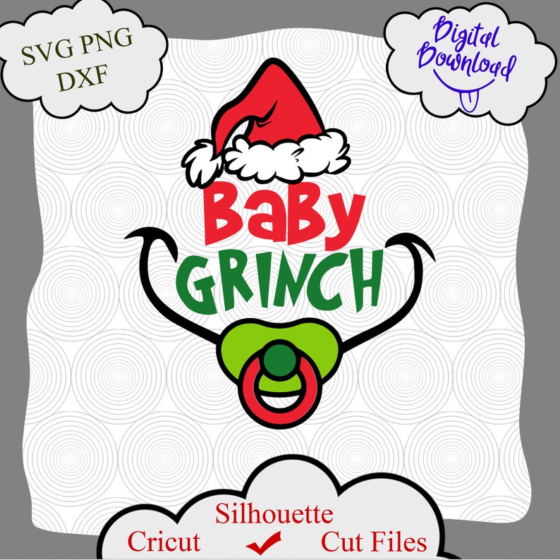 Download Baby Grinch Svg Grinch Gesicht Svg Baby-Geschenk | Etsy