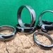 Hematite Rings, Coupples, Families His, Hers & Child. Metallic Rock, Protects From Negative energy. (XL, Large, Medium, Small)