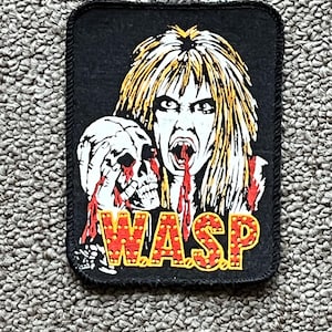 WASP &#39;Blackie Lawless&#39; original vintage patch