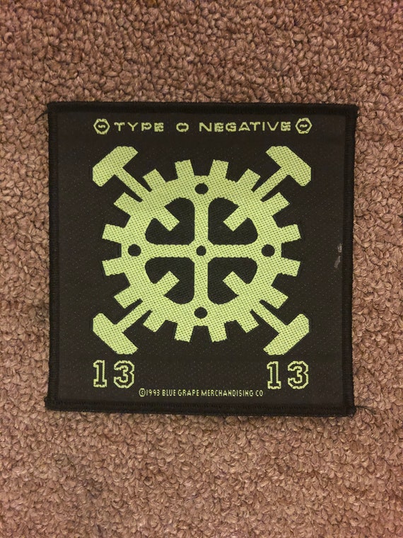 Type O Negative 'Gears' original vintage patch