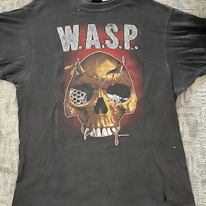 Wasp 1984 Tour Shirt - Etsy