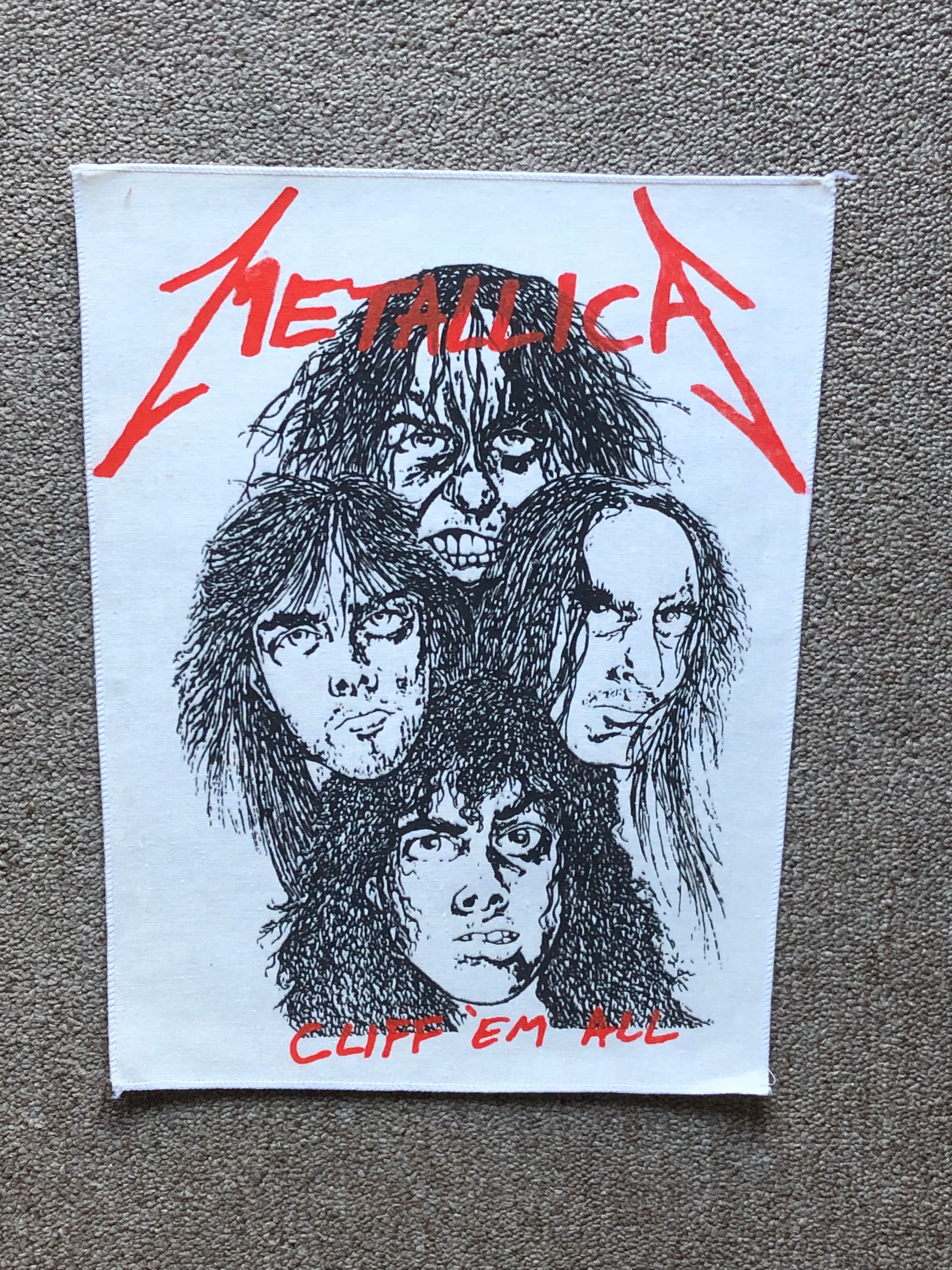 Metallica - Master of Puppets Band - 14 x 11 Printed Back Patch 