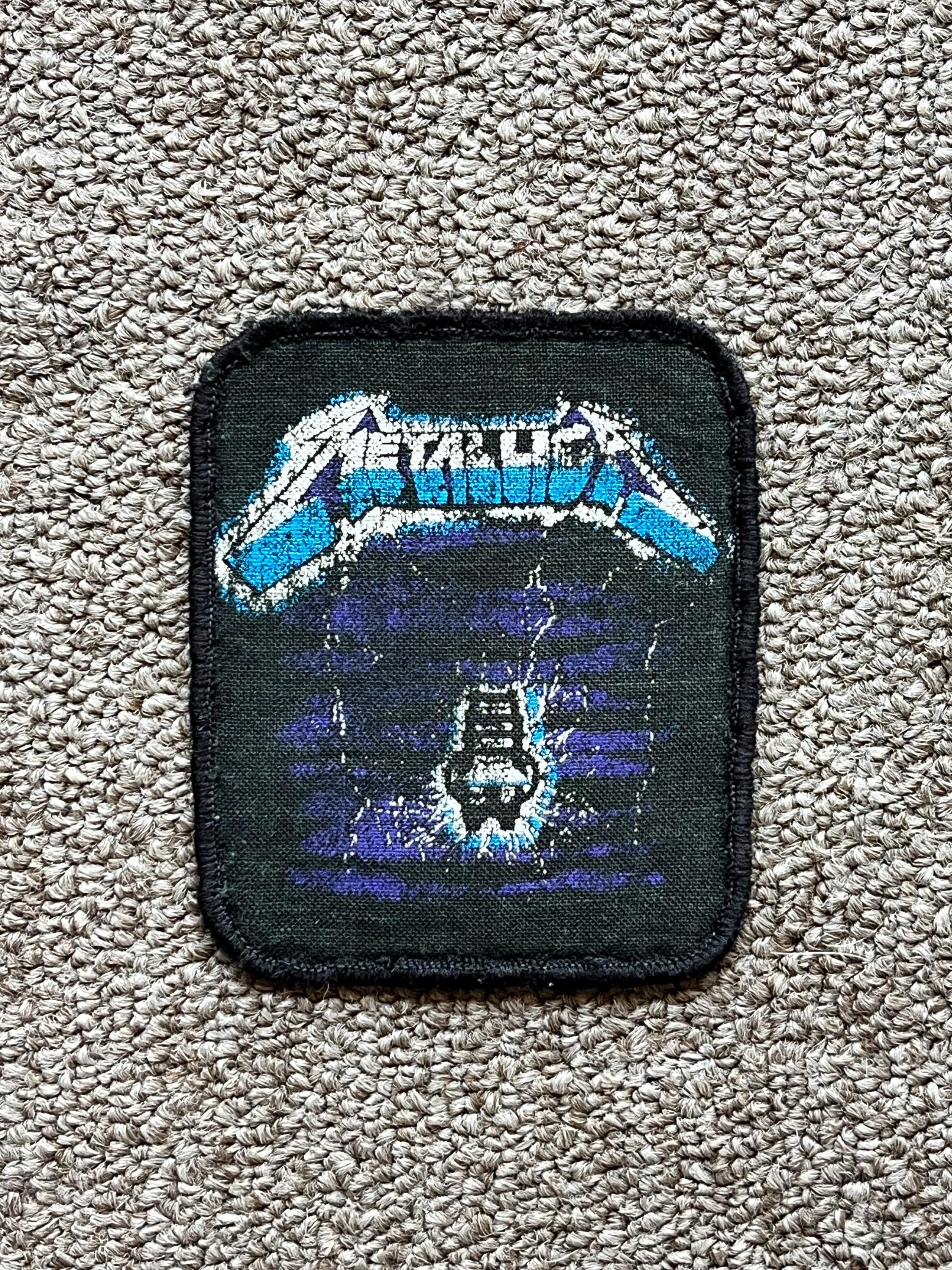 Metallica 'ride the Lightning' Original Vintage Patch - Etsy