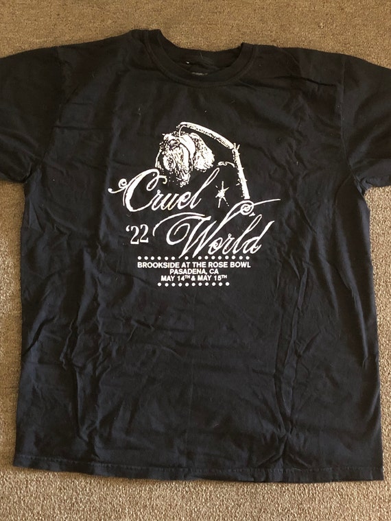 Cruel World Fest 2022 official festival shirt, size L… Gem