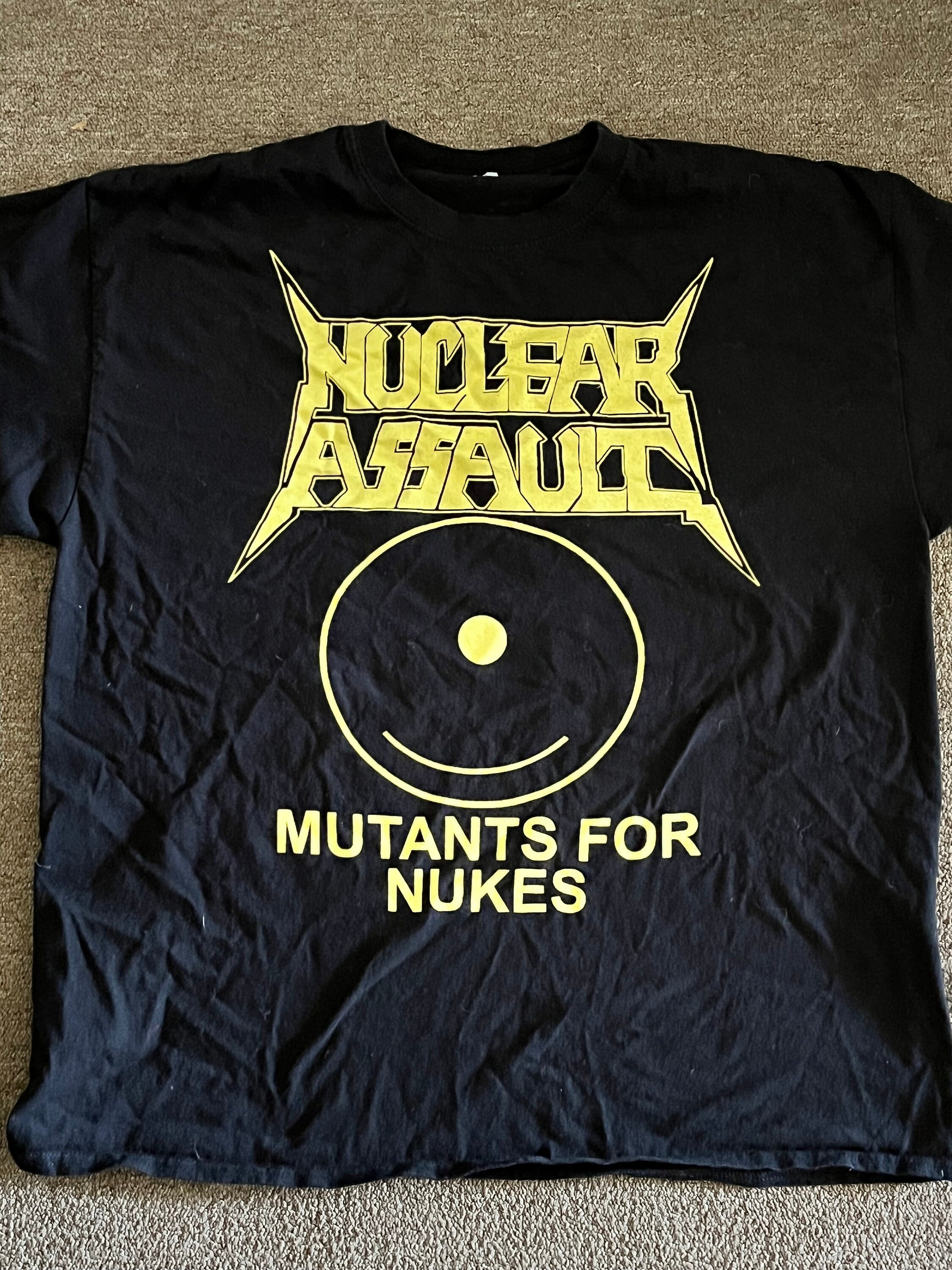 Nuclear Assault 'mutants for Nukes' Vintage Shirt, Size Large