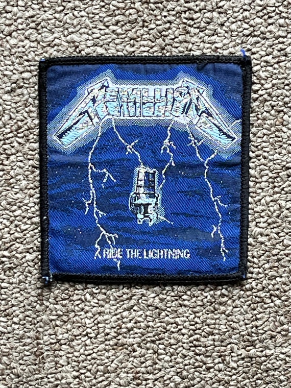 Metallica 'Ride the Lightning' original vintage pa