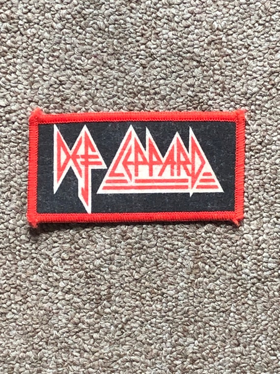 Def Leppard original vintage logo strip patch Gem