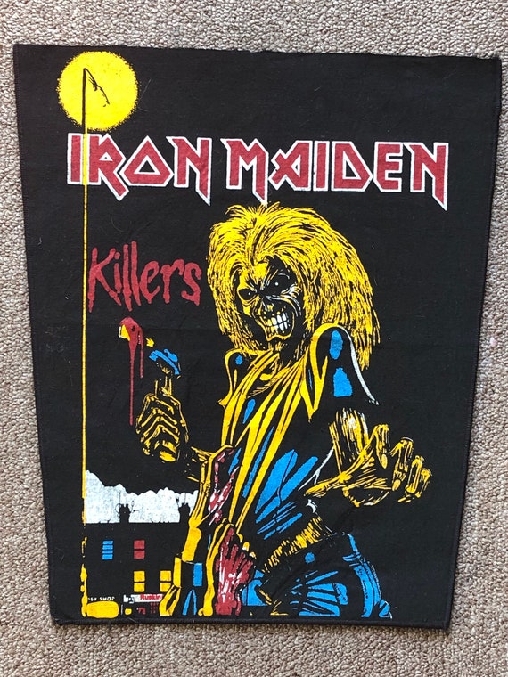 Iron Maiden 'killers' Vintage Boot Back Patch - Etsy