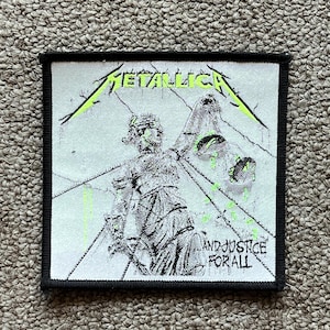 Metallica &#39;And Justice For All&#39; vintage patch