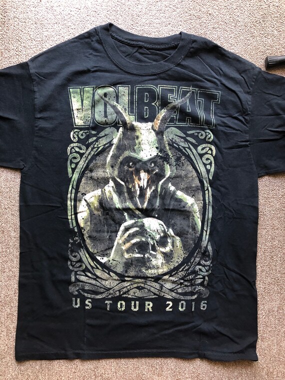 Volbeat official 2016 tour shirt, size Large
