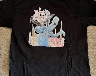 Camiseta oficial de la gira Blood Feast 'Chopped, Sliced and Diced', talla grande