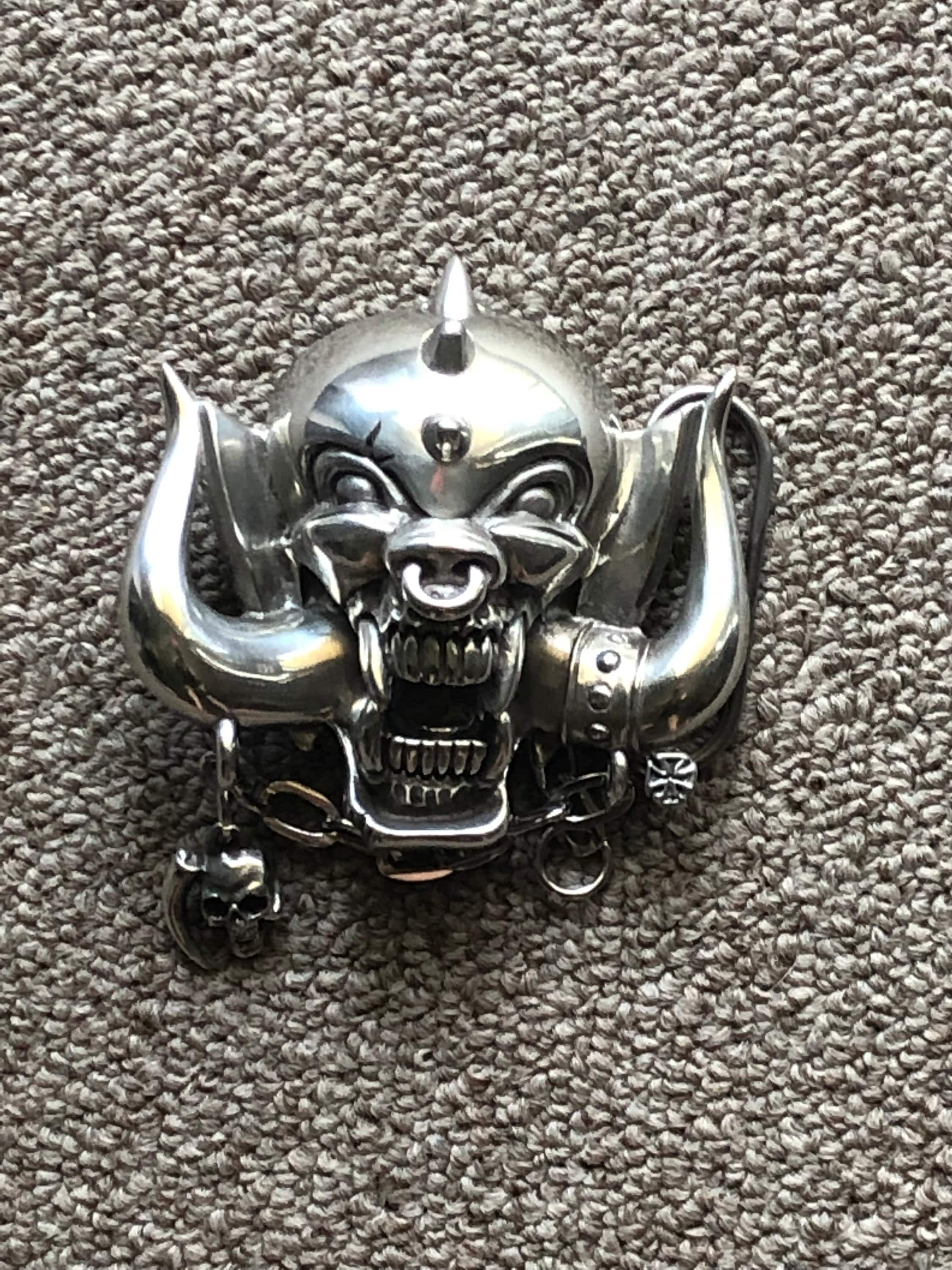 Motorhead warpig Original Vintage Alchemy Belt Buckle Etsy Australia
