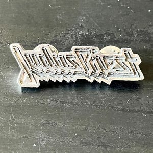 Judas Priest original vintage Brockum logo pin