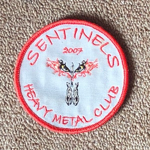 Judas Priest &#39;Sentinels Heavy Metal Club&#39; fan made club patch