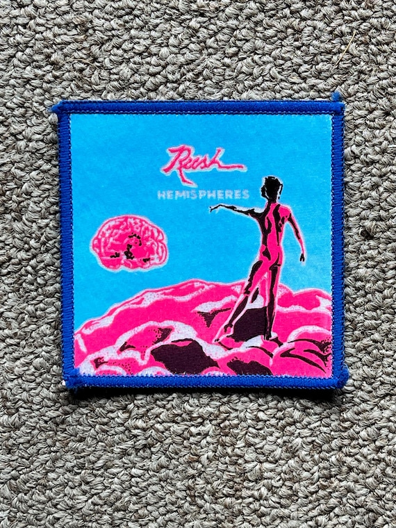 Rush 'Hemispheres' original vintage patch - image 1