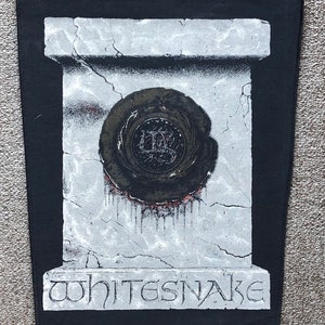 Whitesnake &#39;1987&#39; original vintage back patch