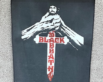 Black Sabbath fan made back patch