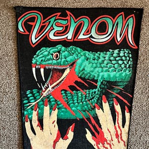 Venom vintage boot back patch