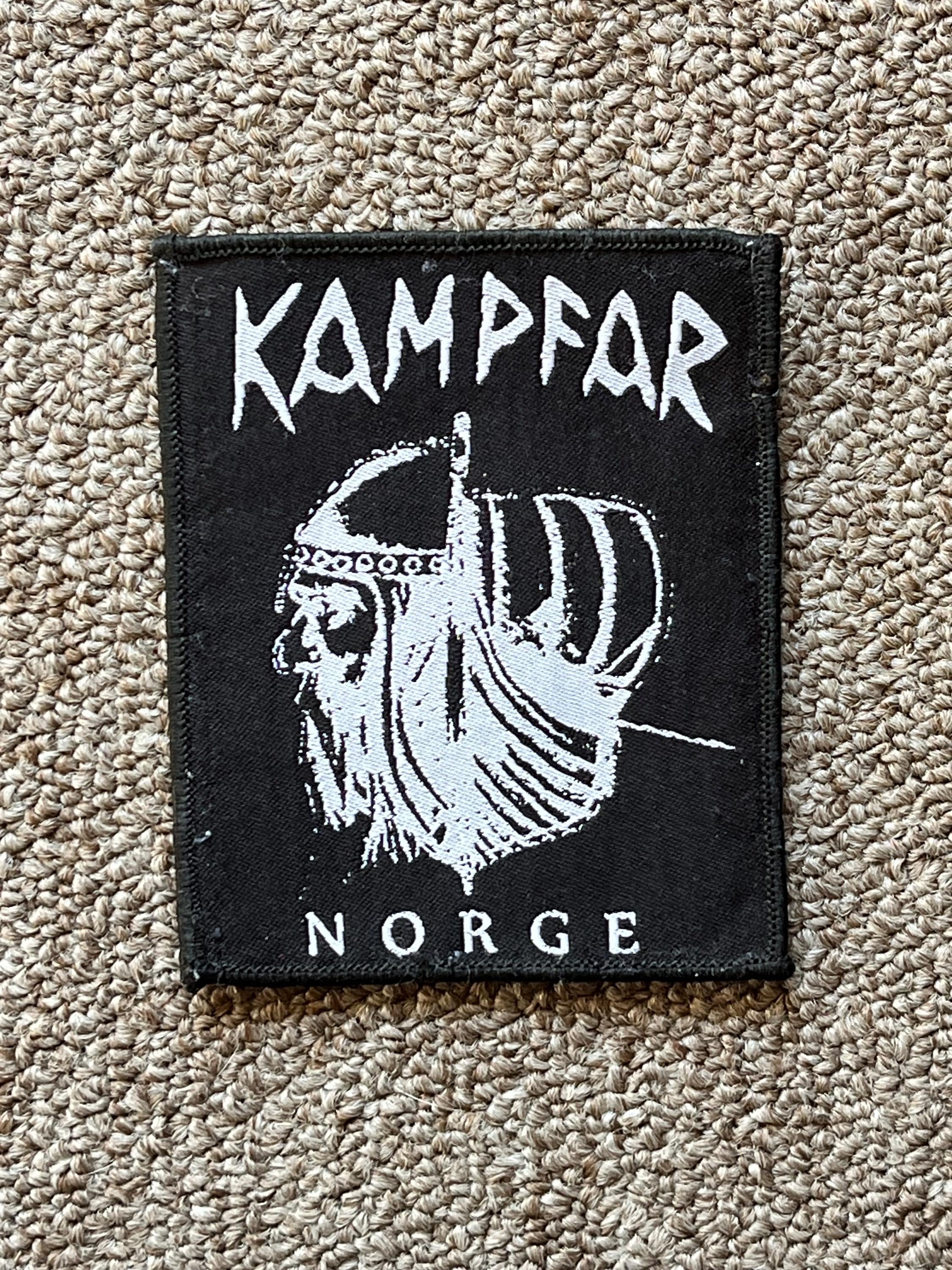 Kampfar 'Norge' vintage Black Metal patch, image size:2250x3000
