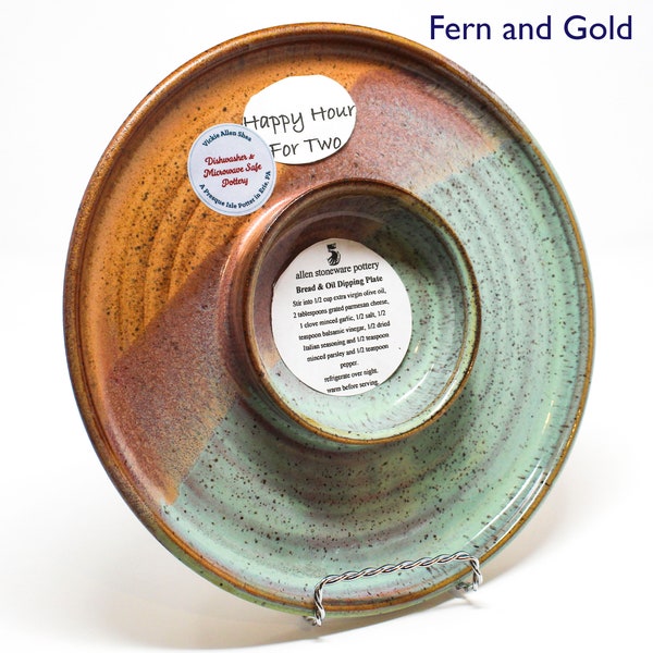 Pottery Chip and Dip Etsy