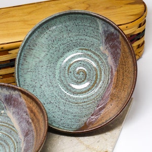 Pasta or salad bowl stoneware handmade pottery, birthday gift, house warming gift