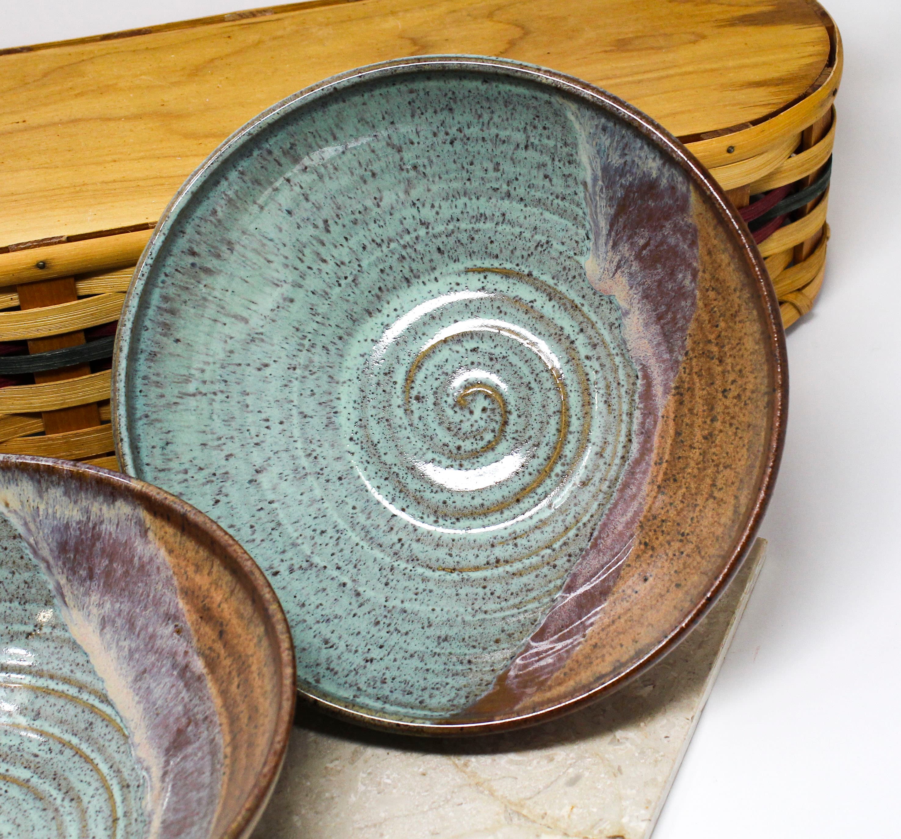 Pasta or salad bowl stoneware handmade pottery, birthday gift, house warming gift