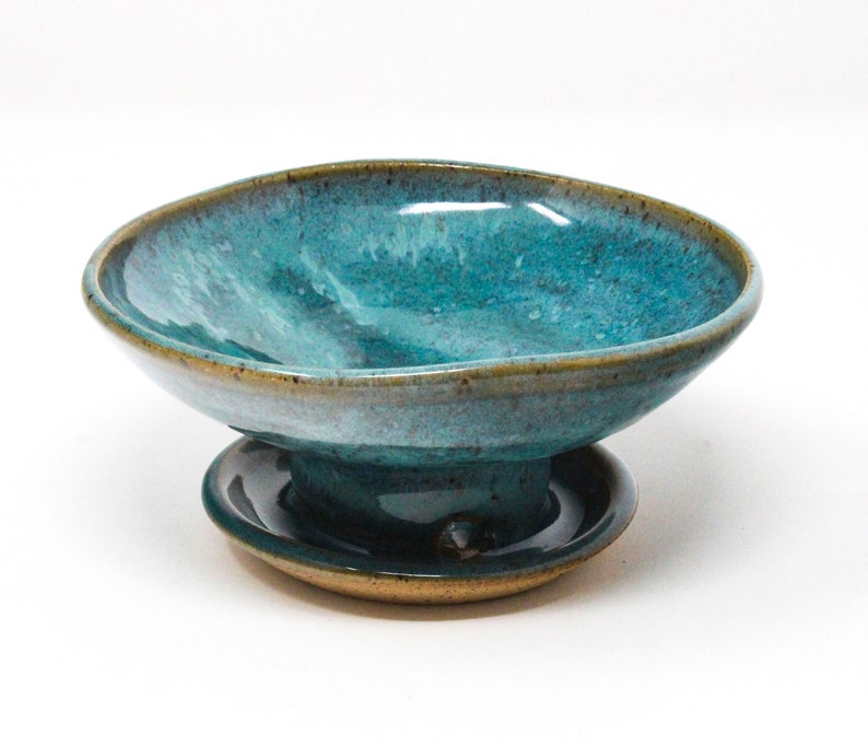 Soap Dish With Drainage Holes Handmade Ceramic Soap Dish Etsy