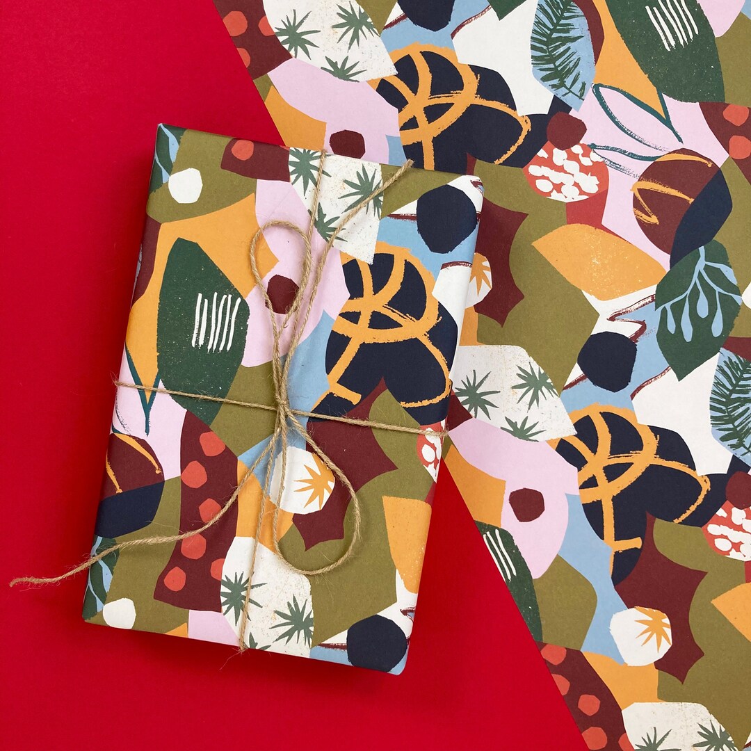 Evergreen Recycled Christmas Wrapping Paper 50x70cm Sheet, Gift Wrap ...