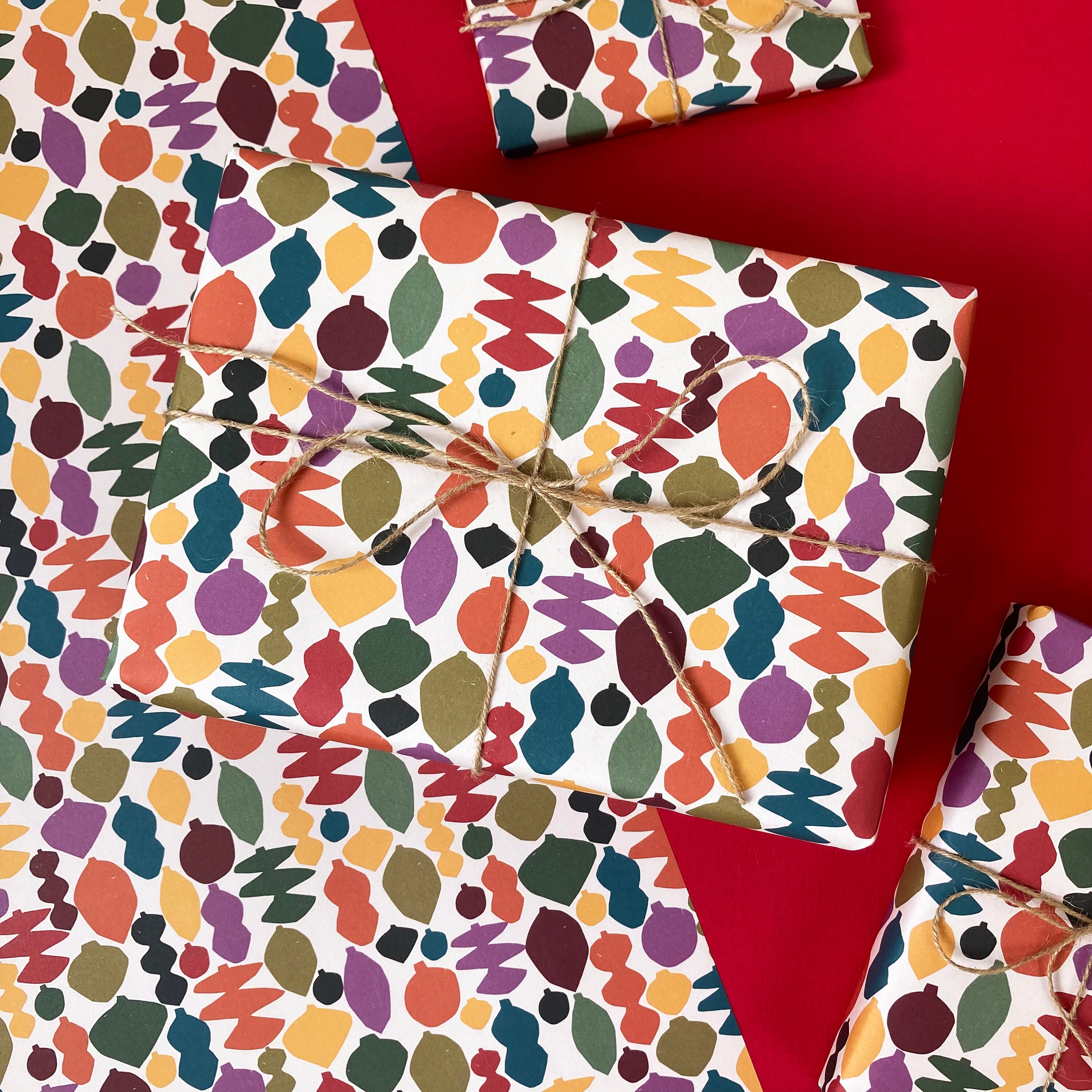 Pack of 3 OFFER Recycled Christmas Wrapping Paper Pack of 3 | Etsy