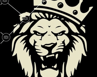 Free Lion Crown Svg SVG PNG EPS DXF File