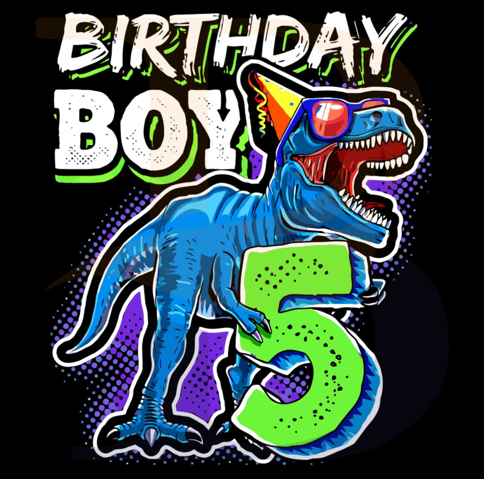 Geburtstag Junge 5 Svg Geburtstag svg Geburtstag Junge Svg  Etsy