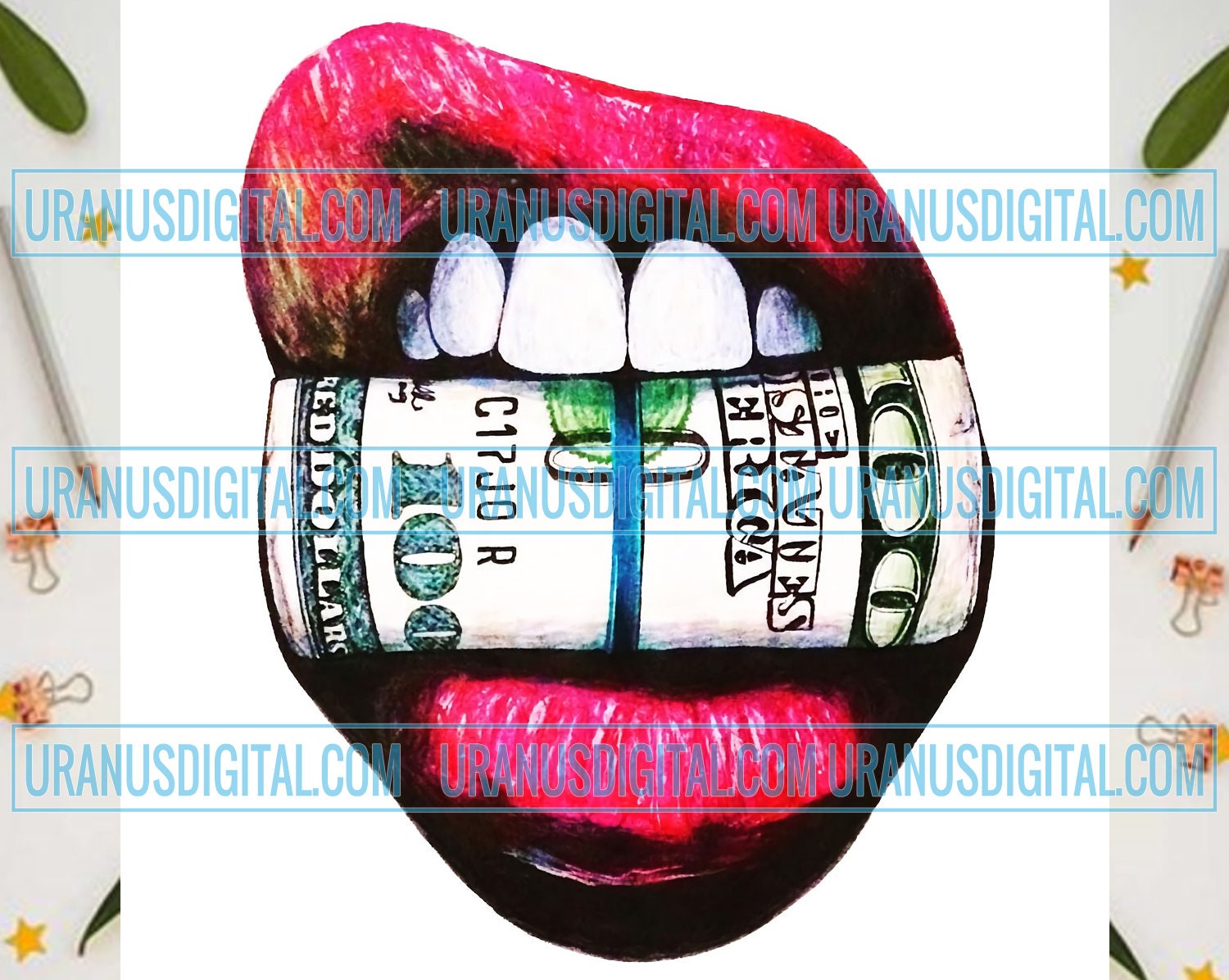 Lips Biting Money Png Biting Money Png Money Lips Png Etsy