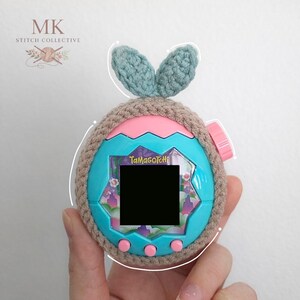 Crochet Case for Tamagotchi Paradise | Handmade | W/ Spinner Opening & Keychain Slot