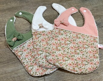 Bavoir De Bebe Fille Etsy